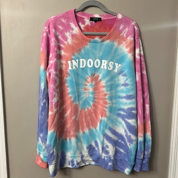 Modern Canvas Indoorsy Tie Dye Sweatshirt XXL - Picture 1 of 5